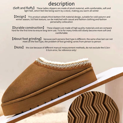 Fuzzy Fall Slippers - Water Resistant